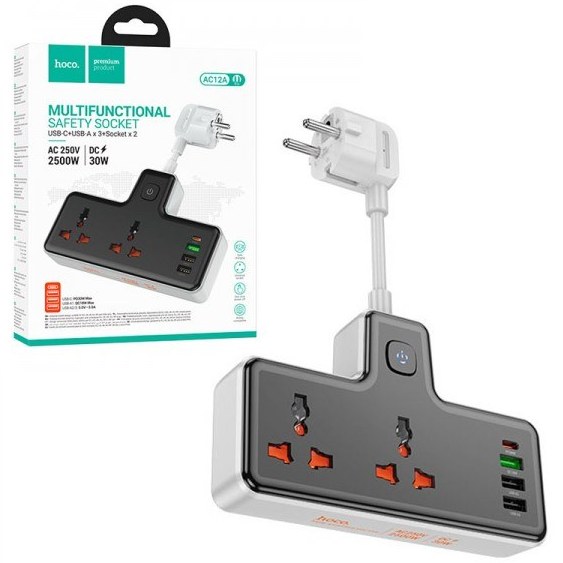 چند راهی برق هوکو Hoco AC12A