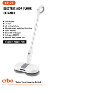 تی شارژی کربی مدل Crbe ELECTRIC MOP FLOOR CLEANER CR-28